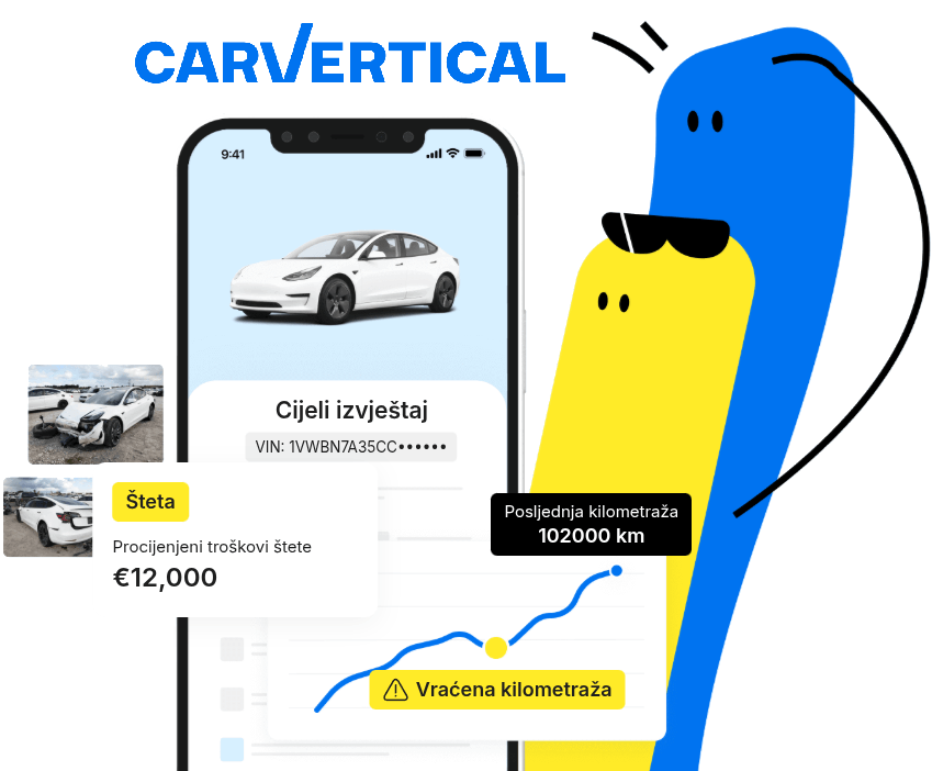 carVertical — primjer izvještaja